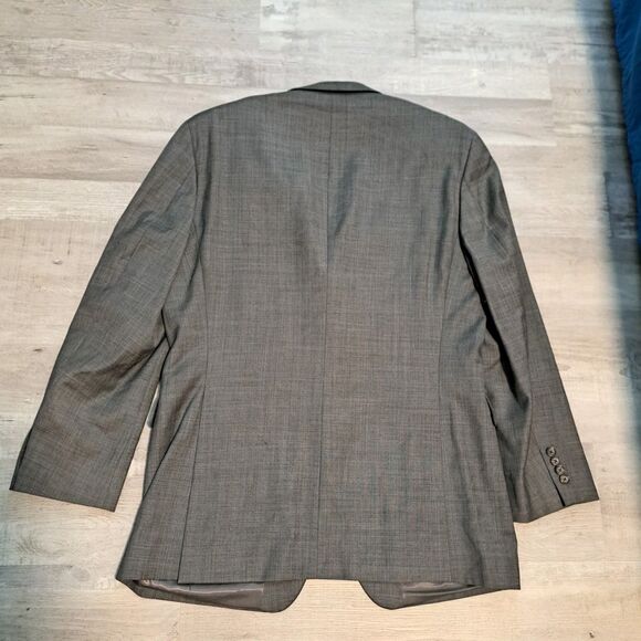 LAUREN RALPH LAUREN Men's Gray 100% WOOL Sport Coat Suit Jacket Blazer 42L - Picture 2 of 16